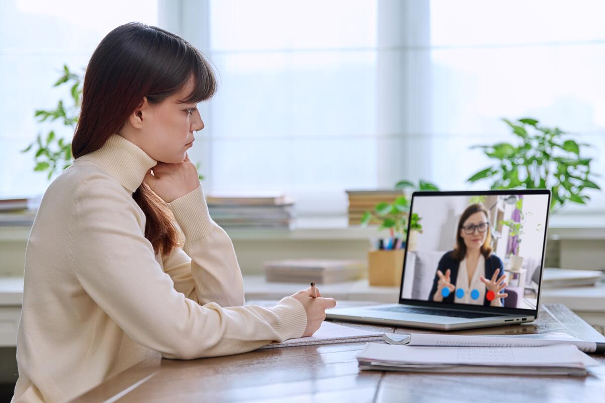 Entretien vidéo à distance